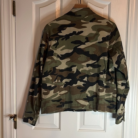 JET by John Eshaya | Camo Zip Up Jacket Size M/L Streetwear Military Utility - Picture 5 of 9